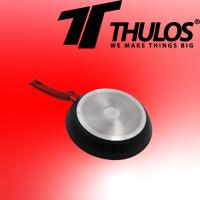 Juego de 2 sartenes de aluminio, tamaños: Ø22, Ø26 cm. Sartenes de aluminio con revestimiento antiadherente efecto piedra. THULOS TH-FPS38 COIMBRA - details 1
