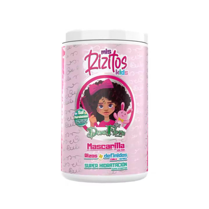 Dona flora Mis rizitos kids Mascarilla hidratante de rizos 1000ml - 1