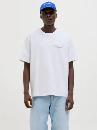 Camiseta retiro Blanca de Jack&Jones - 1