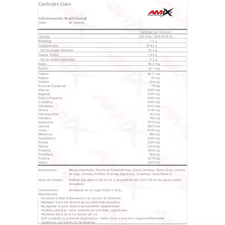 Amix Carbojet Gain Fresa 2,2 Kg - 1