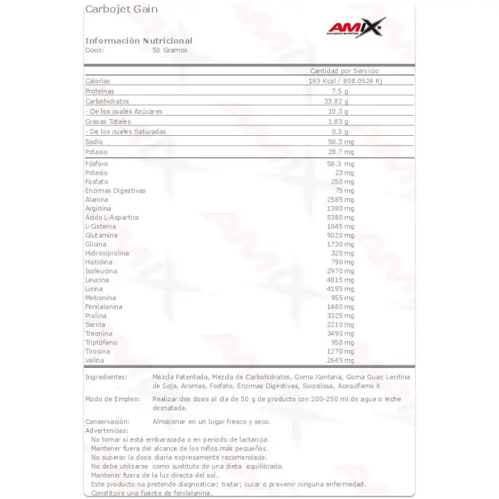 Amix Carbojet Gain Fresa 2,2 Kg - 1