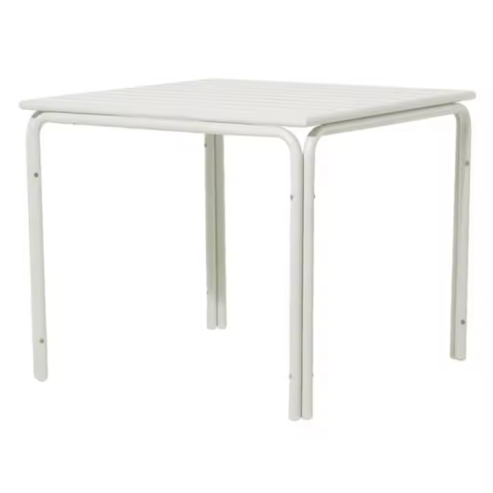 Mesa aluminio alegria blanca 70x70 cm - 1
