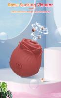 Vibrador De Succión De Rosas Para Mujeres Juguetes Sexuales Clitóris Y Pezones Sucker G Spot Vibradores Para Adultos Material De Silicona - details 2