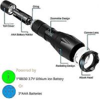 Indoor de luz roja LED 500 lúmenes recargable LED Antorcha impermeable zoomable interior táctica para Visión Nocturna Astronomía camping Caza (watería) - details 0