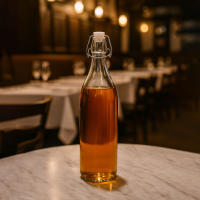 Botella de Cristal con Tapón Tipo Gaseosa. Pack 6, 12, 24 o 48 Botellas de Cristal para Agua u otro tipo de Bebidas. Perfecta para Hostelería, Bar, Restaurantes, Cafeterías, Hoteles, Comercios, Celebraciones, Fiestas, Eventos - details 1
