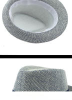Sombrero Fedora De Lujo Para Hombres Mayores Protección Solar Para Playa Y Bodas Sombrero De Paja Para Fiesta De Jazz En Primavera Y Verano - details 17