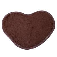 Alfombra De Piso En Forma De Corazón De Microfibra Suave Antideslizante 30x40cm Para Baño Dormitorio Sala De Estar Alfombras Decorativas Modernas - details 8