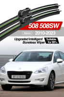 LimpiaFrente LimpiaFrente Pinceles De Limpieza Del Parabrisas Para Peugeot 508 508SW 2010-2023 2 Piezas Accesorios Para Ventanas Delanteras De Goma Natural Inteligentes Boneless - details 0