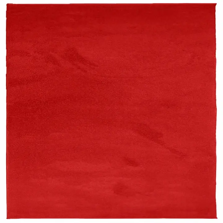 vidaXL Alfombra de pelo corto OVIEDO 160x160 cm Color Antracita,  Beige,  Crema y mas Alfombras de área  Alfombra de Piso para Sala de Estar Dormitorio Habitación Salón - 1
