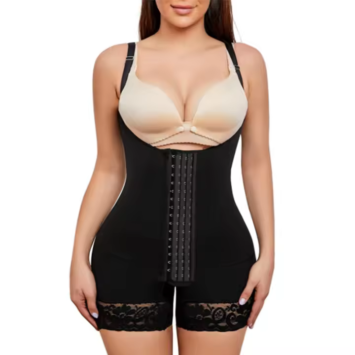 Moda mujer cuerpo completo pero levantador de talla grande alta compresión Fa perder peso fajas moldeadoras postparto - 1