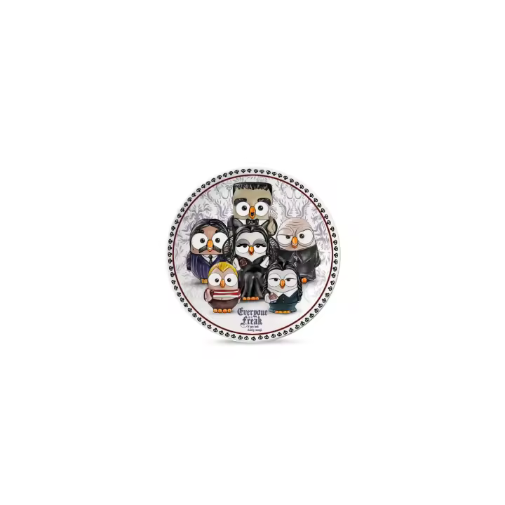 ▷ PLATO PREMIUM DE LA FAMILIA ADAMS 31 CM by Pequeños Gigantes - 1