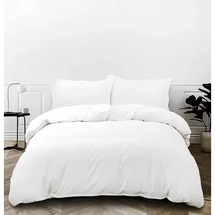 TIENDA EURASIA® Fundas Nordicas - Juego 3 Piezas - Funda Nordica Cama 105 Colores Lisos - 100% Poliester - 1