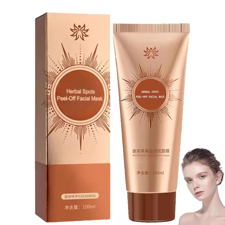 Mascarilla facial exfoliante a base de hierbas para manchas, profundamente nutritiva, antiedad y exfoliante para todo tipo de piel (1 unidad) - 1