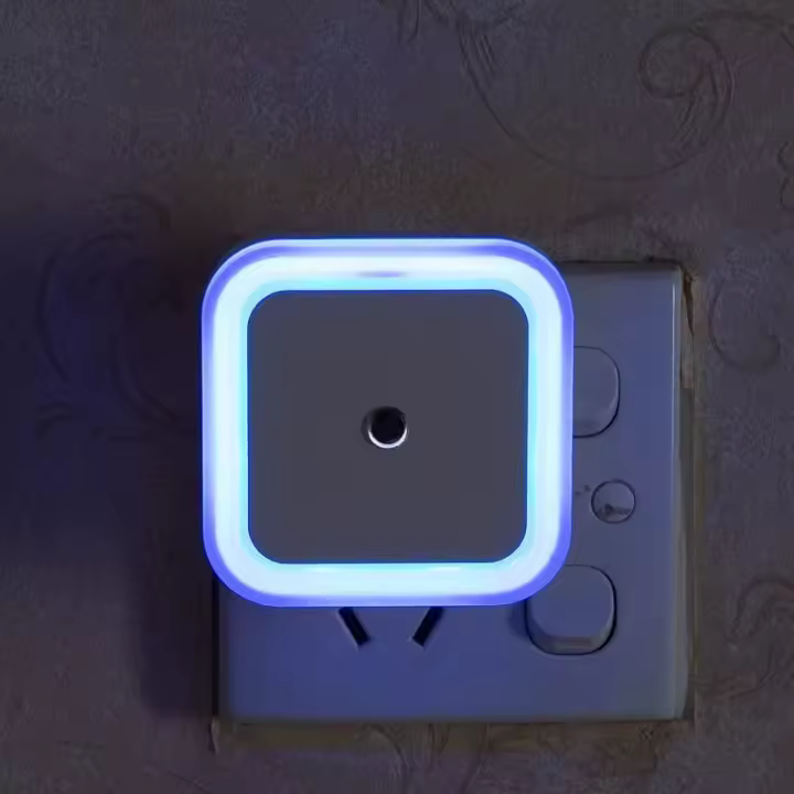 Lámpara Nocturna LED Inalámbrica Sensor Mini Cuadrada Para Bebés Y Niños Habitación Sala De Estar Pasillo Iluminación - 1