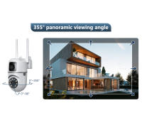 Cámara PTZ IP 8MP HD Exterior Doble Lente Wifi Vigilancia Seguridad AI Seguimiento Automático Monitorización Video Impermeable - details 20