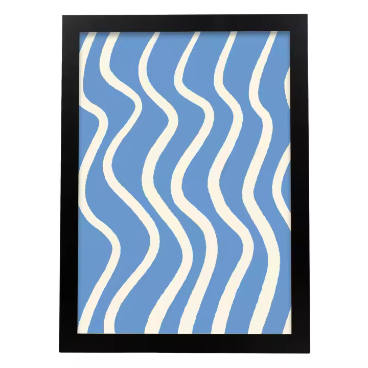Nacnic Líneas De Baile Lamina. En Yoga En Casa Poster. Cuadros Decorativos Estéticos Para Su Sala De Estar, Dormitorio, Hogar - 1