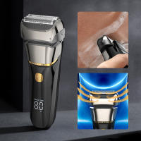 Afeitadora Eléctrica Para Hombres Reciprocante De Película De Aluminio Recargable Por USB Regalo De Vacaciones - details 3