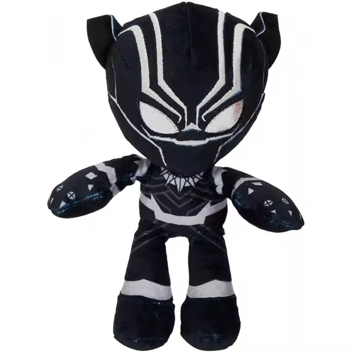Peluche mattel marvel black panther 20 cm - 1