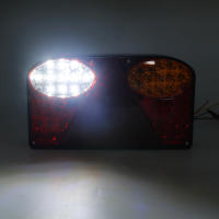 Par De Luces Traseras LED Impermeables Para Coche Camión Y Remolques 12V ABS Material Luz Trasera Para Vehículos - details 10