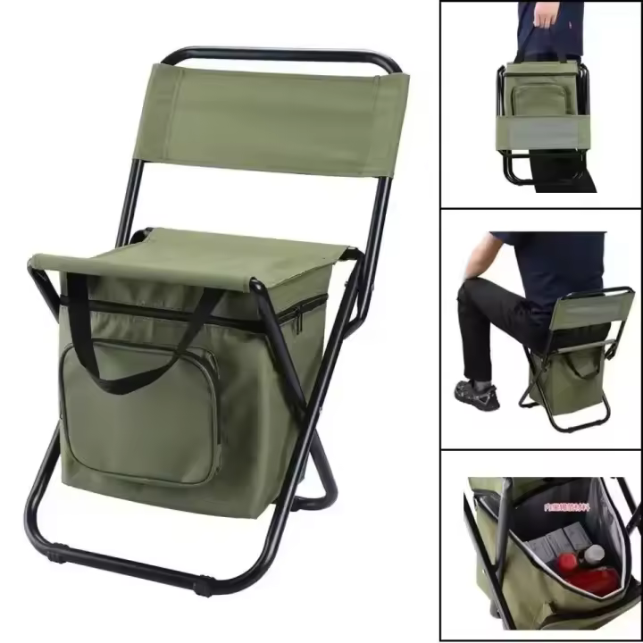 Silla De Luna Plegable Portátil Desmontable Para Camping Al Aire Libre Pesca Playa Viajes Y Picnics Silla De Camping Ultraligera - 1