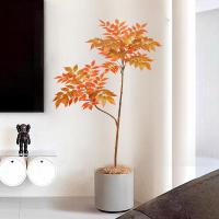 Gran Planta Artificial De Tropicales Roja Banyan Falso Maceta Para Decoración De Sala De Estar Hoteles Y Hogares Material Plástico - details 8