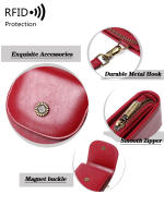 Bolso Bandolera De Cuero PU Con Cierre De Cremallera Y Hebilla Para Mujer Gran Capacidad Con Ranura Para Tarjetas De Crédito Y RFID Protegido - details 17