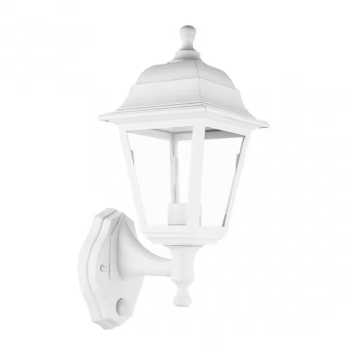 FABRILAMP Aplique Exterior Albahaca Blanco Policarbonato 35x15x19,7 Cm - Resistente a la Intemperie - 1