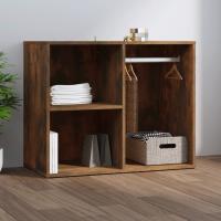 vidaXL Mueble vestidor madera ingeniería roble artesanal 80x40x65 cm en color Roble artisan/Madera antigua/Gris hormigón y más | almacenamiento funcional diseño moderno para baño dormitorio sala - details 9