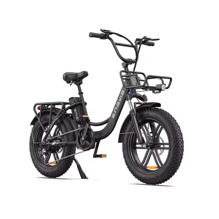 ENGWE Bicicleta Electrica para Adultos, 20 * 4.0 Fat Tire Step-Through E-Bike para Mujeres - Bateria 48V 13A - 7-Velocidades - Amortiguador Dual - para Desplazamientos y Excursiones L20 - 1