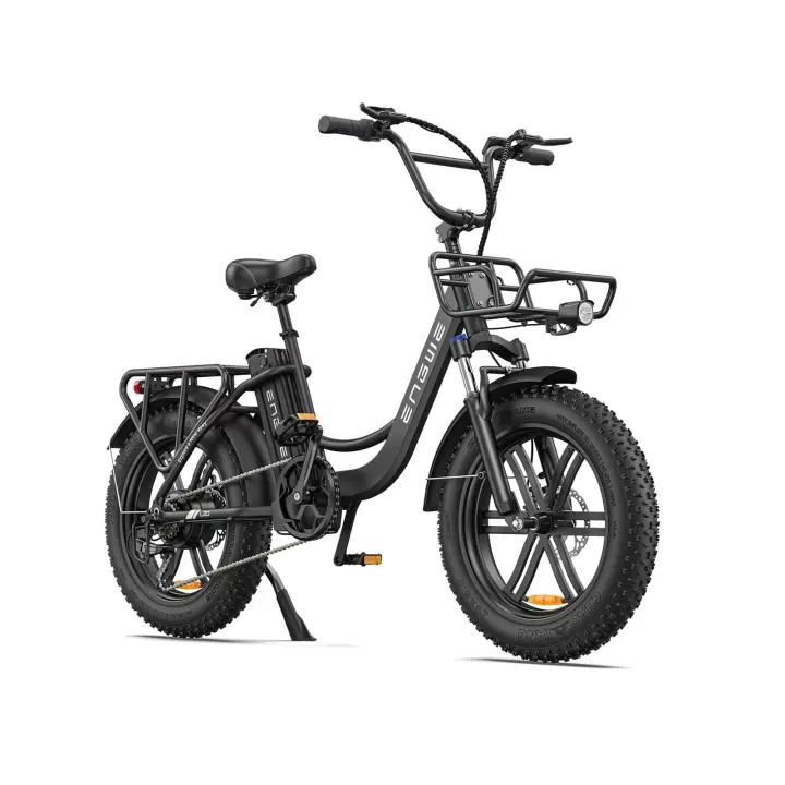 ENGWE Bicicleta Electrica para Adultos, 20 * 4.0 Fat Tire Step-Through E-Bike para Mujeres - Bateria 48V 13A - 7-Velocidades - Amortiguador Dual - para Desplazamientos y Excursiones L20 - 1