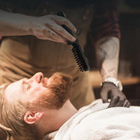 Cepillo De Pelo De Cerda De Jabalí Negro Plegable Portátil Masajeador Suave Para Viajes Herramienta De Peinado Para Hombres Y Mujeres Regalo Salon - details 5