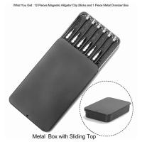 Soporte De Pintura Con Base Y Clip Magnético Flexible 12PCS Herramientas De Modelado Para Aerógrafo Y Artesanía - details 5