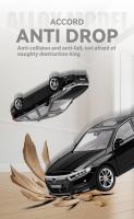 Modelo De Coche De Luxo Accord En Escala 1:24 Con Sonido Y Luz Metal Diecast Regalo De Moda Para Niños Decoración De Colección - details 4