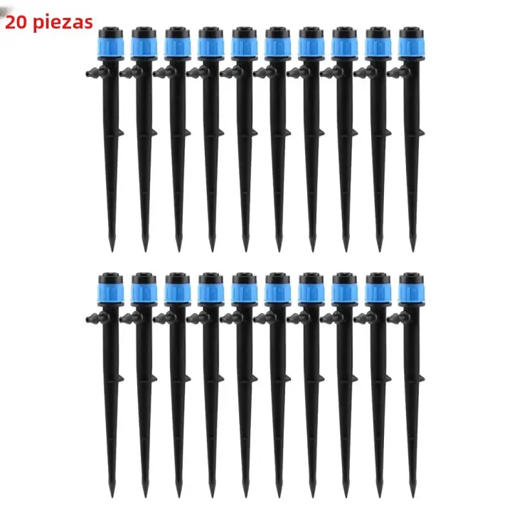 Sistema De Riego Por Drip Micro Jeringa Rotatoria De 360 Grados Para Jardín Plantas Con Mangue De 4/7 Pulgadas - 1