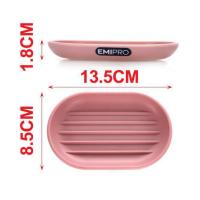 Accesorios Baño, Set Completo Jabonera, Dispensador Jabon, Escobilla, Vaso para Enjuague,Jabonera, Kit de Decoracion para Baños de 4 piezas color Rosa - details 2