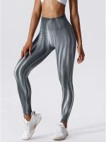 Tirantes Aurora Tie-Dye Leggings De Yoga Para Mujer High-Waist Transpirables Talla Verdadera Pierna Delgada Fitness Yoga Deportes - details 2