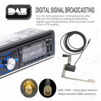 Radio Digital Para Coche RDS DAB+ 1Din MP3 Player Bluetooth Dual USB TF Charge Auto Stereo FM AM DAB AUX RCA SD Support - details 3
