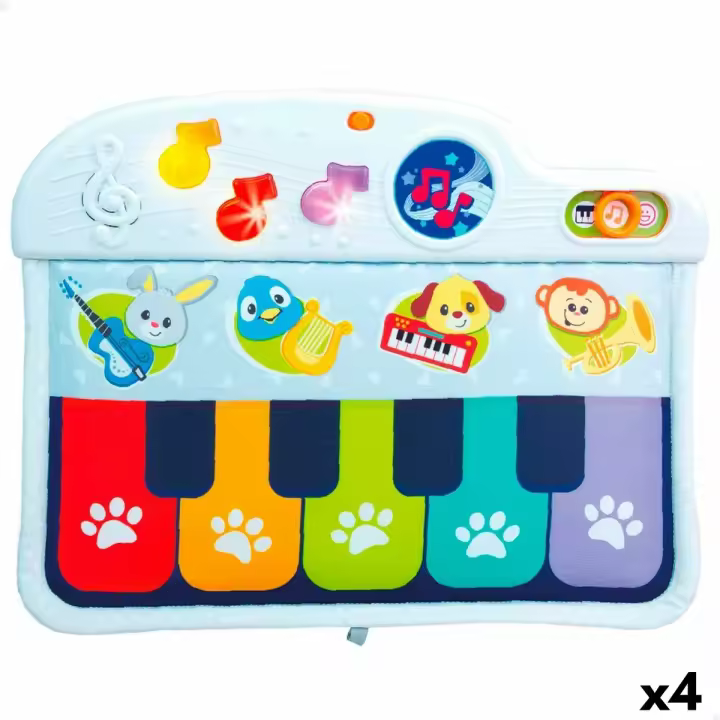 Piano Interactivo para Bebé Winfun 42 x 3 x 32 cm (4 Unidades) - 1