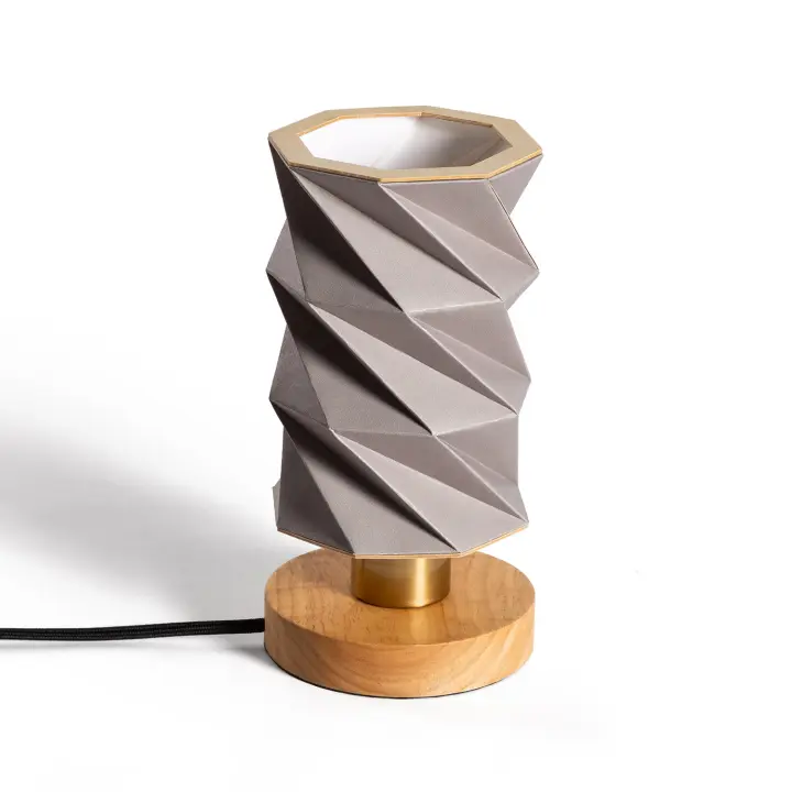 Ledkia Lámpara de Mesa Madera Hiva Blanco - 1