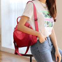 Mochila De Moda Para Mujer Alta Calidad Antirrobo Bolsa De Viaje Para Niñas Y Damas Mochila De Escuela Rucksack Con Manija Suave Sistema De Almacenamiento Air Cushion Belt - details 5