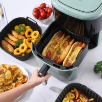 Silicona Air Fryer Almohadillas Reutilizables Antideslizante Fácil De Limpia Herramientas De BBQ Para Cocina Saludable Microondas Y Horno - details 1