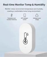Sensor Inteligente De Temperatura Y Humedad ZigBee Tuya Para Interior Controlado Por Alexa Y Google Home Batería Incluida - details 2