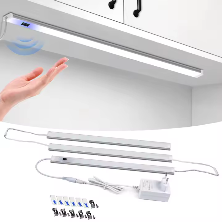 Lámpara De Movimiento De Mano Sensor LED Para Armaro Banda De Iluminación De Mesa De Cocina - 1