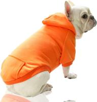 Sudaderas con capucha para perros, sudadera para perros ropa de suéter para mascotas chaqueta para perros mono, ropa de abrigo con capucha, ropa de abrigo para abrigos para perros (XXL, naranja) - details 3