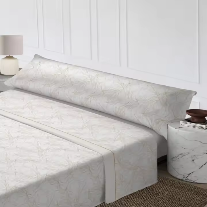 Juego de Sábanas Verano 3 Piezas - Microfibra Ultra Suave con Rayas Blancas | Tallas 90/105/135/150/180 cm | Diseño Moderno Gris Perla | Anti-Arrugas y Transpirable - 1