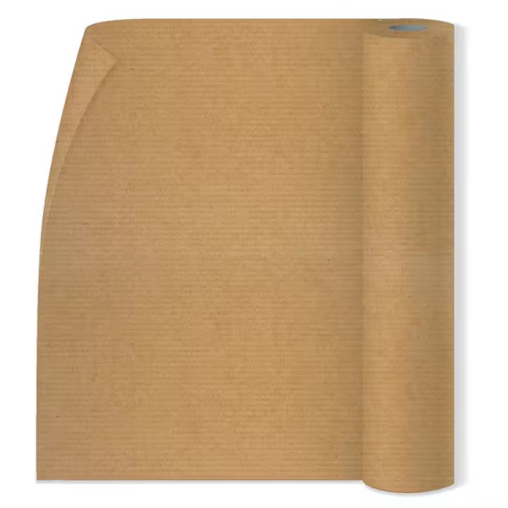 Rollo Papel Kraft, Papel de embalaje, Rollos Reciclables y Biodegradables, Ideales para Fiestas de Cumpleaños, Envíos, decoración· m-office (1 m x 10 m, Marrón) - 1