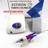 Taladro De Uñas Eléctrico 65W 35000 Rpm Máquina De Manicura Con 210 Cortadores Fuertes Y Cerámicos Para Pulir Y Filetear Uñas - details 7