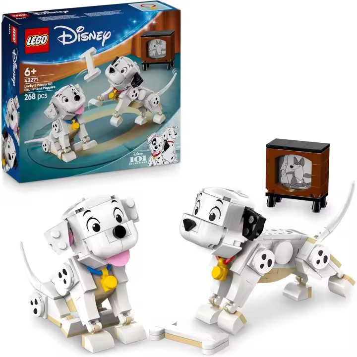 Lego 43271 Lucky y Penny Cachorros de 101 Dalmatas Lego Disney - 1