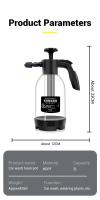 Botella De Pulverización De Espuma Para Lavado De Coche Con Rojellador Alta Presión Manual Para Jardín Y Lavado De Vehículos - details 2