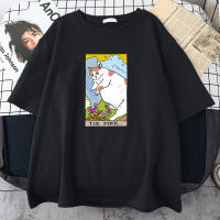 Camiseta De Algodón Para Hombre Con Estampado De Gato Triste Y Meme La Estúpida Camiseta Casual De Verano Con Estilo Vintage Y Cuello Redondo - details 5